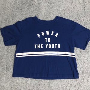 “Power to the Youth” Crop Top